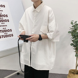 潮牌ins超火t恤男士港风潮流百搭宽松半袖体恤A161-W1053，男装T恤，电商A161
