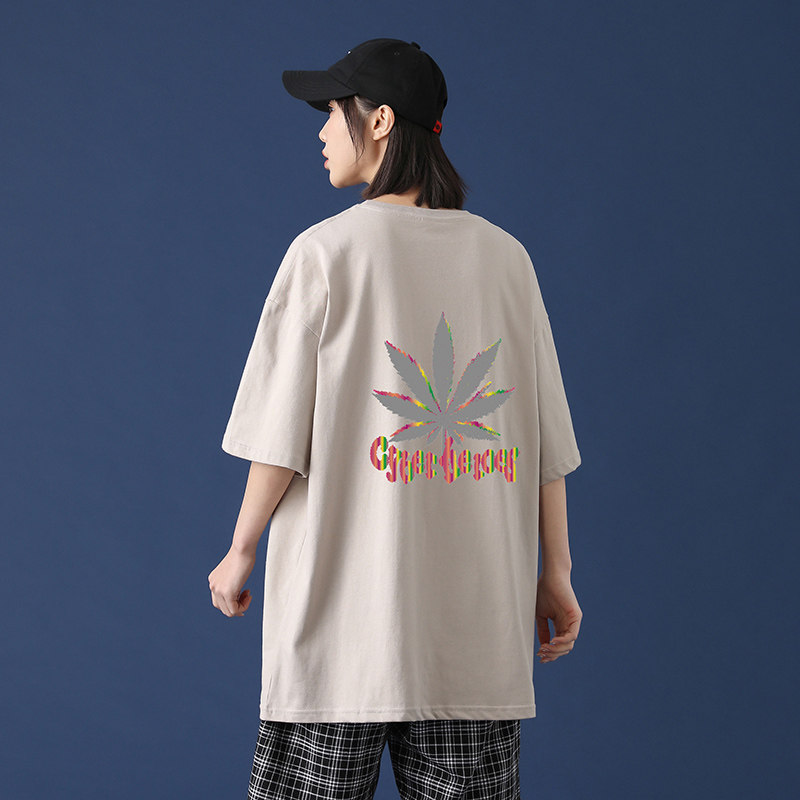夏季男短袖t恤潮流潮牌宽松衣服2021新款青年体恤A161-T11,男装T恤,电商A161