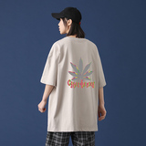 夏季男短袖t恤潮流潮牌宽松衣服2021新款青年体恤A161-T11，男装T恤，电商A161