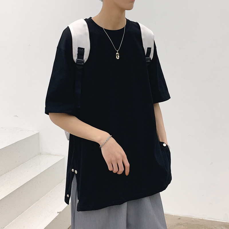 潮牌夏季短袖t恤件ins半袖特大码圆领加肥加大体恤A161-T003-P30,男装T恤,电商A161
