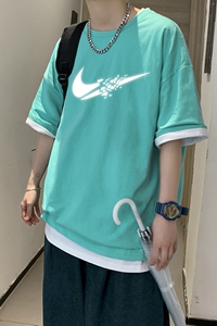 男士短袖t恤2021春季新款潮牌宽松男生打底衫潮流A161-T02-P25图片
