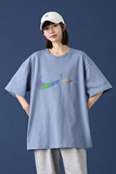 夏季短袖T恤韩版潮流宽松圆领打底衫潮半截袖体恤薄A161-T12-P25，男装T恤，电商A161
