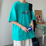 男短袖t恤潮流简约百搭宽松潮流港风ins中袖A161-T88081-特P20，男装T恤，电商A161