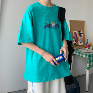 男短袖t恤潮流简约百搭宽松潮流港风ins中袖A161-T88081-特P20图片