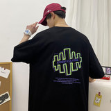 潮牌短袖男T恤夏季新款半袖港风大码ins简约体恤A161-T44-P25，男装T恤，电商A161