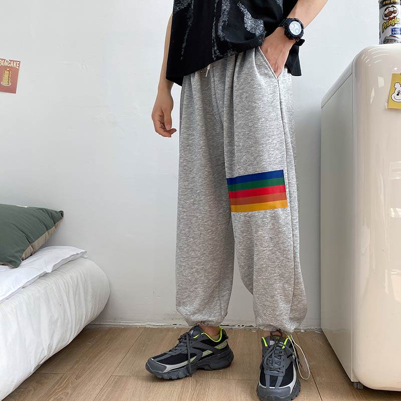 休闲裤子春秋夏季ins潮牌运动九分卫裤韩版潮流宽松A161-G233,男装休闲裤,电商A161