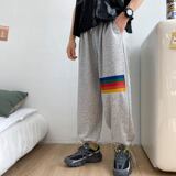 休闲裤子春秋夏季ins潮牌运动九分卫裤韩版潮流宽松A161-G233，男装休闲裤，电商A161