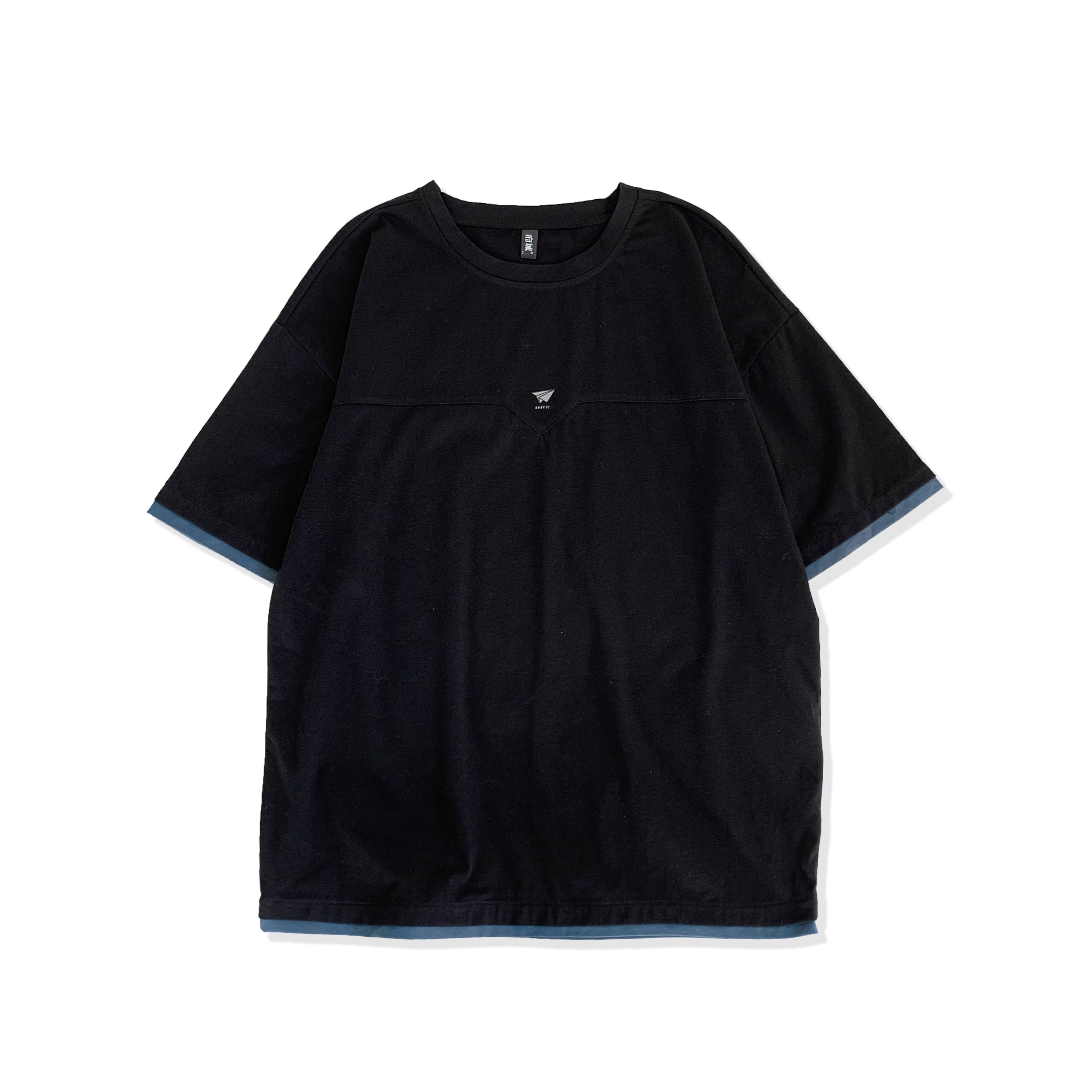 2021夏季衣服男潮流宽松百搭港风t恤短袖潮牌ins帅A161-T301-P30,男装T恤,电商A161