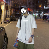 短袖男潮牌宽松t恤韩版潮流夏季ins上衣百搭港风半袖A161-T10，男装T恤，电商A161