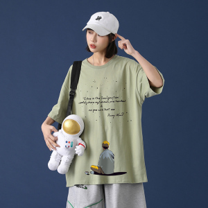 短袖t恤潮流青少年 潮牌半袖2021年夏季新款上衣服A161-T08图片