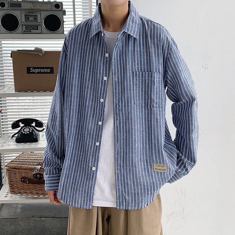 衬衫男夏季薄款韩版潮流休闲修身男短袖衬衣外套A161-C18-P35,男装衬衫,电商A161