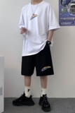 两件套t恤套装男夏季休闲日系潮流男装一套搭配短裤A161-TZ02，男装套装，电商A161