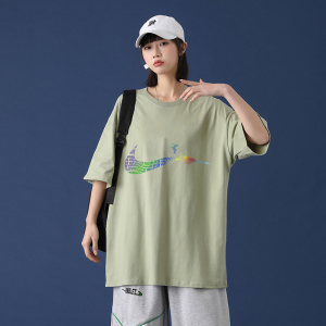 2021新款短袖t恤韩版打底衫潮流夏季上衣服A161-T12-P25图片