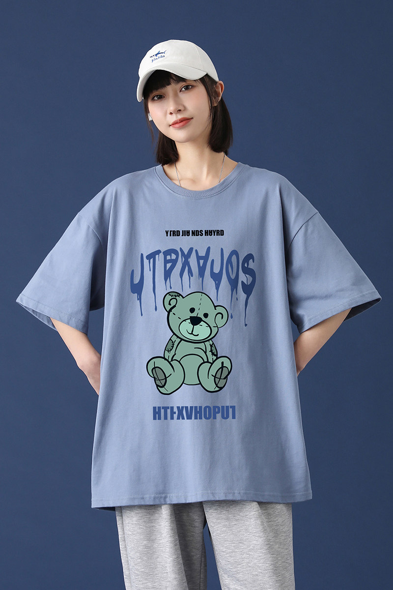 港风t恤短袖夏季新款宽松休闲ins韩版潮流百搭上衣服A161-T42-P25,男装T恤,电商A161