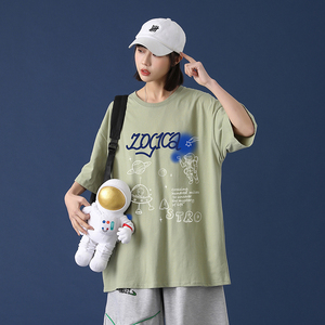 t恤短袖男2021夏季新款潮流半袖衣服打底衫上衣潮牌A161-T05图片