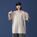 2021新款印花短袖t恤男韩版打底衫潮流夏季男装衣服A161-T06，男装T恤，电商A161