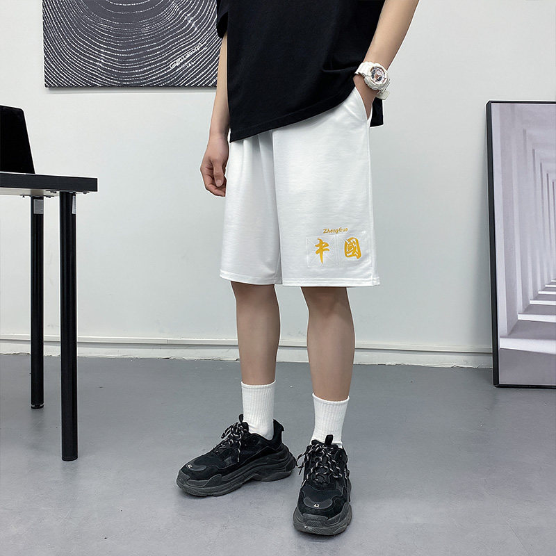 时尚潮牌休闲短裤宽松运动潮流夏季外穿ins百搭裤A161-D08-P30,男装休闲裤,电商A161