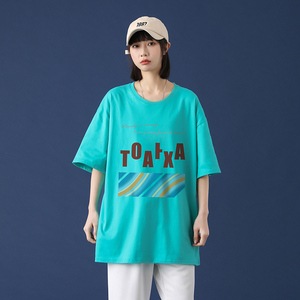 短袖t恤男夏装新款韩版潮流圆领半袖潮牌印花上衣服A161-T40图片