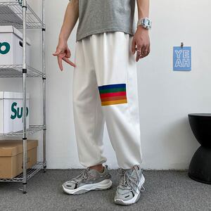 裤子夏季韩版潮流运动裤2021新款春秋宽松休闲长裤A161-G233图片