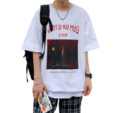 长袖t恤男ins潮牌男短袖宽松衣服韩版潮流帅气春夏季A161-T41-P25，男装T恤，电商A161