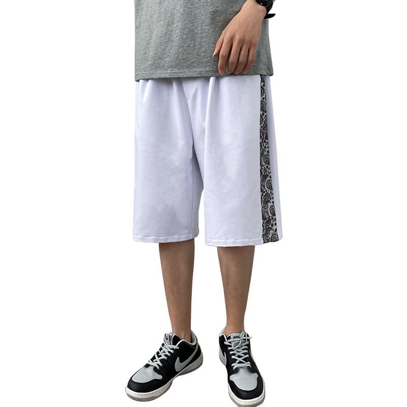 休闲短裤宽松夏季潮流ins褶皱运动外穿潮牌港风A161-D0643-P40,男装休闲裤,电商A161