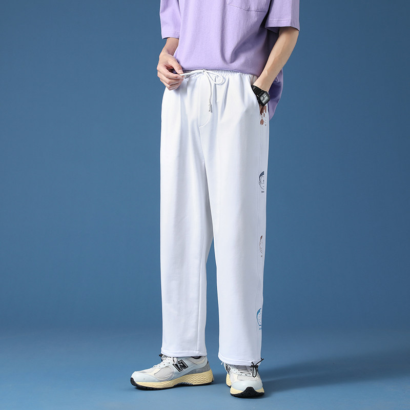 裤子长裤春秋夏季韩版潮流运动抽绳宽松束脚卫裤A161-K732-P50,男装休闲裤,电商A161