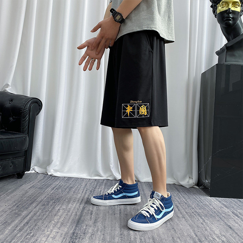 时尚潮牌休闲短裤宽松运动潮流夏季外穿ins百搭裤A161-D08-P30图片