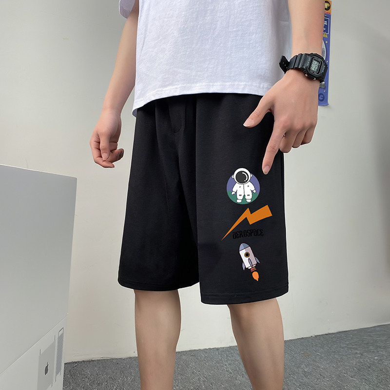 运动裤男2021年夏季新款韩版潮流百搭宽松直筒短裤A161-D06-P30图片