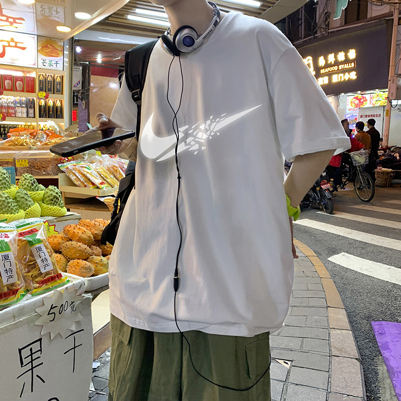 短袖T恤2021春夏季韩版潮流潮牌宽松ins男装半袖体恤A161-T02-P25,男装T恤,电商A161