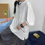 2021新款夏季男士短袖t恤潮牌潮流宽松ins港风衣服A161-T003，男装T恤，电商A161