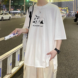 2021夏季新款日系潮牌短袖T恤港风ins潮流百搭半袖A161-T088-P35，男装T恤，电商A161
