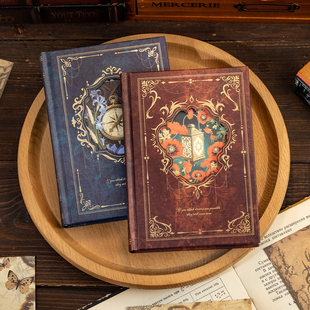 世纪赞歌烫金彩页笔记本高颜值欧式复古华丽精装本手账本学生本册