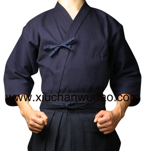 修禅武道具蓝色一重一剑剑道上衣剑道道服普及型入门推荐全棉道服