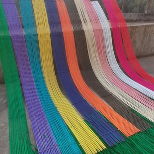 竹条花艺软装染色彩红色竹排竹篾条竹片diy薄竹片花艺婚礼装饰品