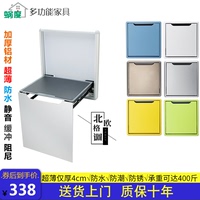 折叠换鞋凳隐藏式门口壁挂墙式折叠玄关过道穿鞋凳浴室淋浴凳椅