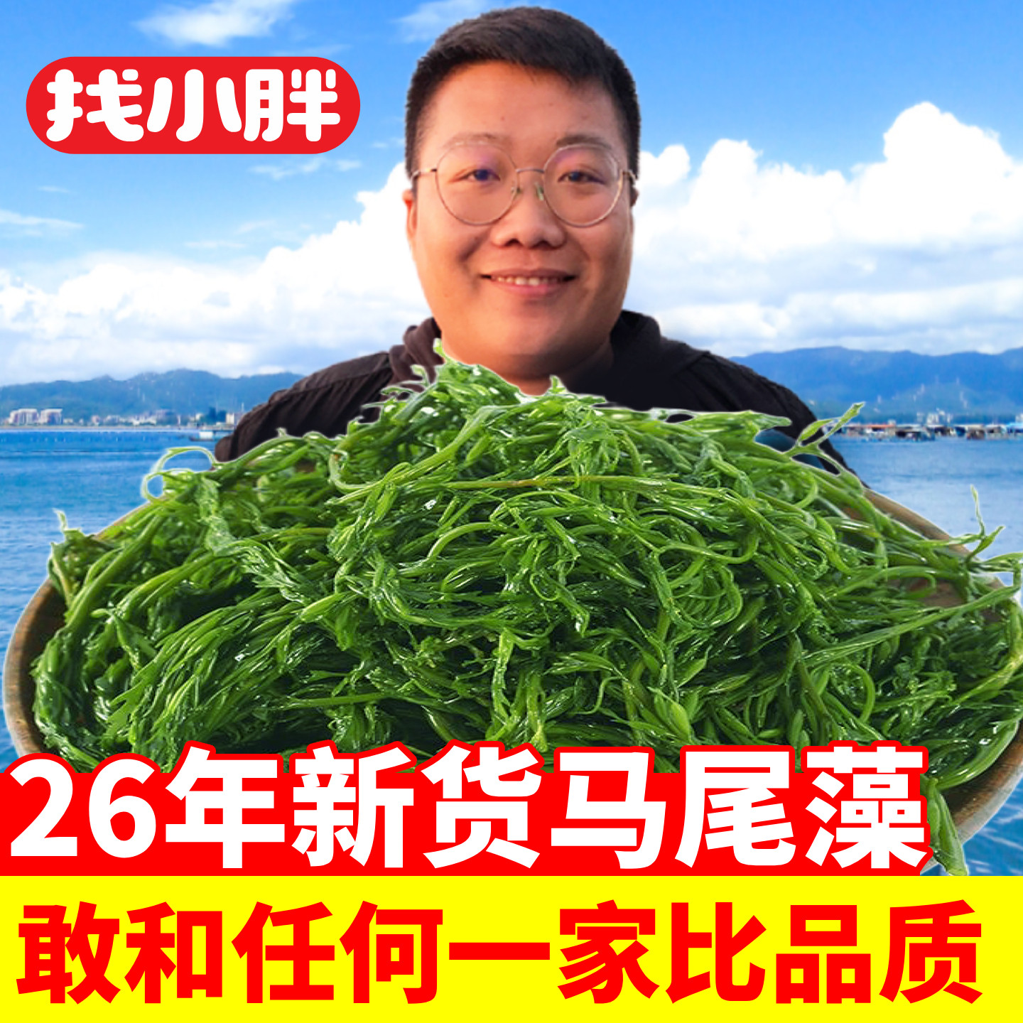 鞭炮笋长寿菜海草新鲜马尾藻海藻菜羊栖菜火锅食材批发商用5斤/箱