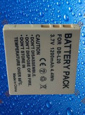 尼佳DBL20/DB-L20三洋VPC-CG6 CA6 CG9 CA8 J4 E6E7 CA65相机电池