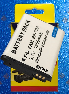 桑格SG-DVBT008-BP70A三星ST700/WB30F/WB35F/WB50F/WP10相机电池