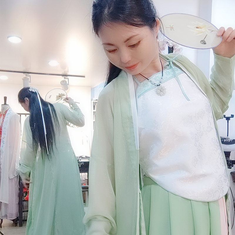 语衣涵紫手工定制双层肚兜绣花汉服内搭睡衣性感大码来图个性特别