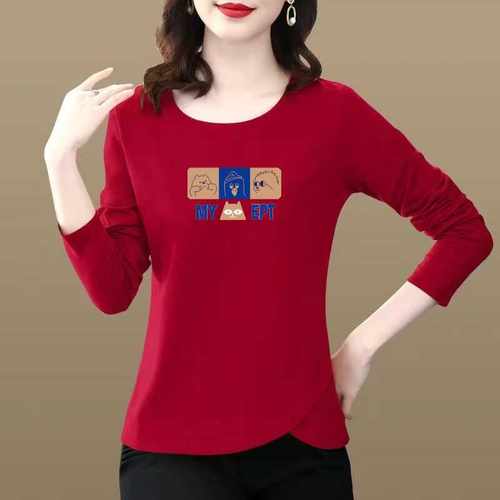 清仓外贸妈妈装中老年长袖打底衫