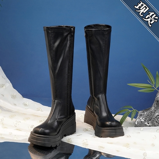 cos鞋成男女万用可垫增高长筒靴cosplay二次元漫展道具鞋