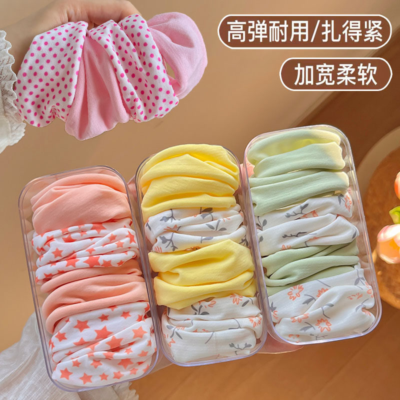 高马尾发圈女头绳高弹力橡皮筋图片