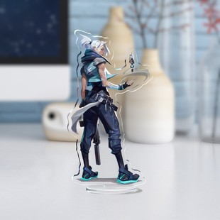 VALORANT无畏契约周边亚克力立牌瓦洛兰特摆件礼物镭射保安暮蝶