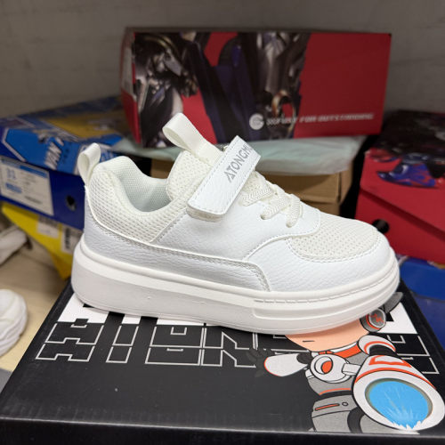 儿童运动板鞋网面小白鞋