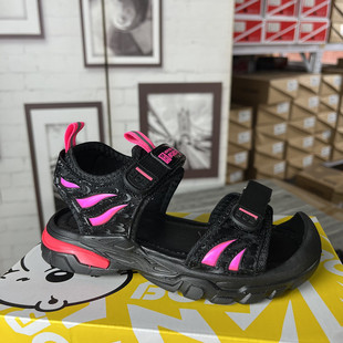 撤柜儿童包头凉鞋 夏季 男女小童轻便软底防滑魔术贴时尚 运动沙滩鞋