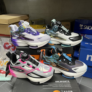 撤柜儿童秋冬运动鞋前掌半气垫男女童皮面防泼水旋转纽扣跑步鞋