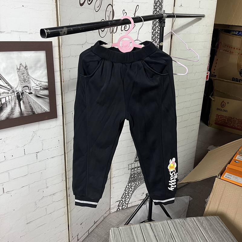 撤柜长裤卫裤收脚加绒运动裤