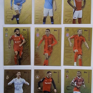 Topps 2024-25欧战欧冠金边特卡GE球星卡C罗萨拉赫萨卡Golden
