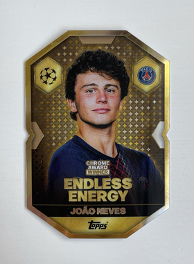 Topps 2025-26 Match Attax 异形卡Chrom卡欧冠球星卡内维斯CA10