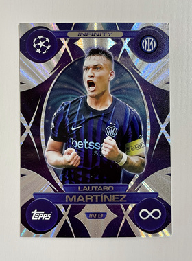 Topps 2025-26 Match Attax欧战欧冠无限特卡IN9 劳塔罗 国米
